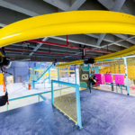 Walltopia Net Maze, Adventure Train, Ropes Course, Rollglider, Fun Walls and Cloud Climb in Nomad Entertainment, Kuwait