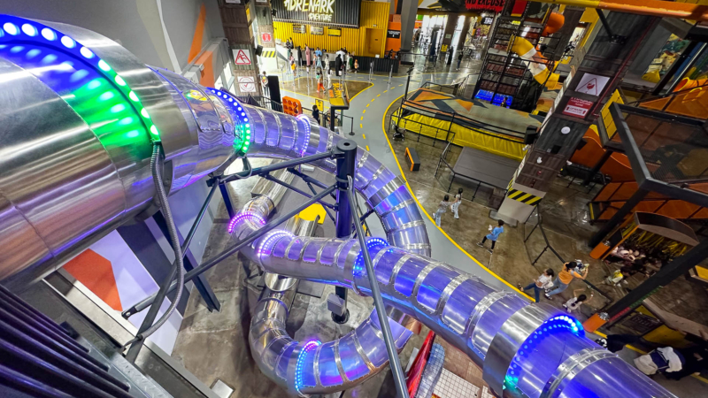 Walltopia Slides in Adrenark Adventure, Dubai, UAE
