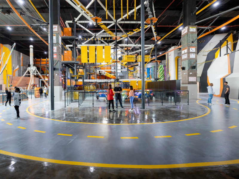 Walltopia Ropes Course, Rollglider, Fun Walls, Cave and Slides in Adrenkark UAE