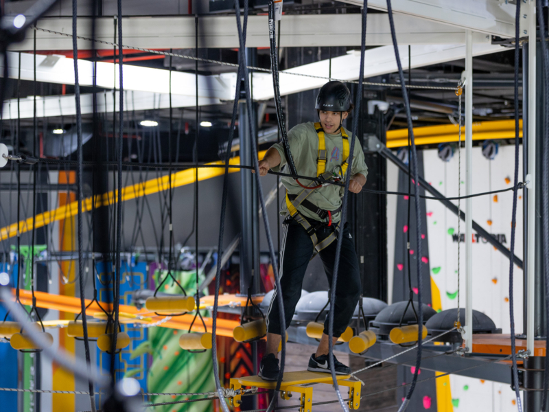Walltopia Ropes Course in Adrenkark UAE