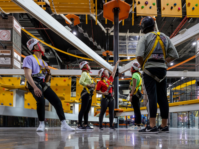 Walltopia Ropes Course in Adrenkark UAE