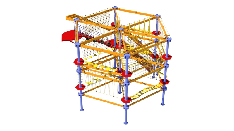 Walltopia Ropes Course Hex Ropes Course | Walltopia