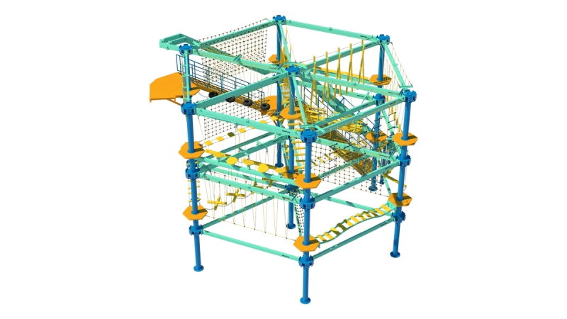 Walltopia Ropes Course Hex Ropes Course | Walltopia