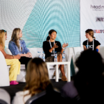 WICS 2023 - Creating Generations of Climbers panel featuring Robyn Raboutou, Alice Kao and Remi Moehring