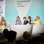 WICS 2023 - Creating Generations of Climbers panel featuring Robyn Raboutou, Alice Kao and Remi Moehring