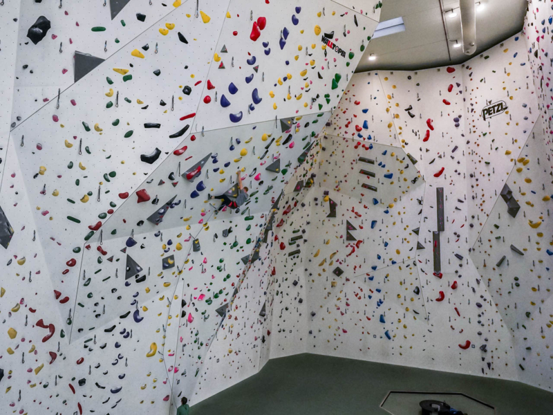 Walltopia lead and top rope climbing walls in Grip Klatring Trondheim, Norway