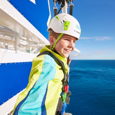 Crown's Edge - Rollglider and Ropes Course by Walltopia for Royal Caribbean's cruise ship - Icon of the Seas