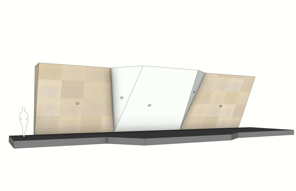 Walltopia Lambda-CDM climbing walls — boulder module #3, "Curie"