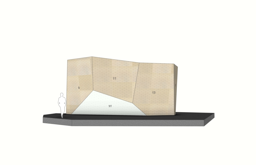 Walltopia Lambda-CDM climbing walls — boulder module #4, "Hawking"