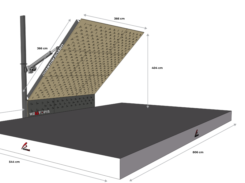 quantum board 12x12 dimensions xl attached structure