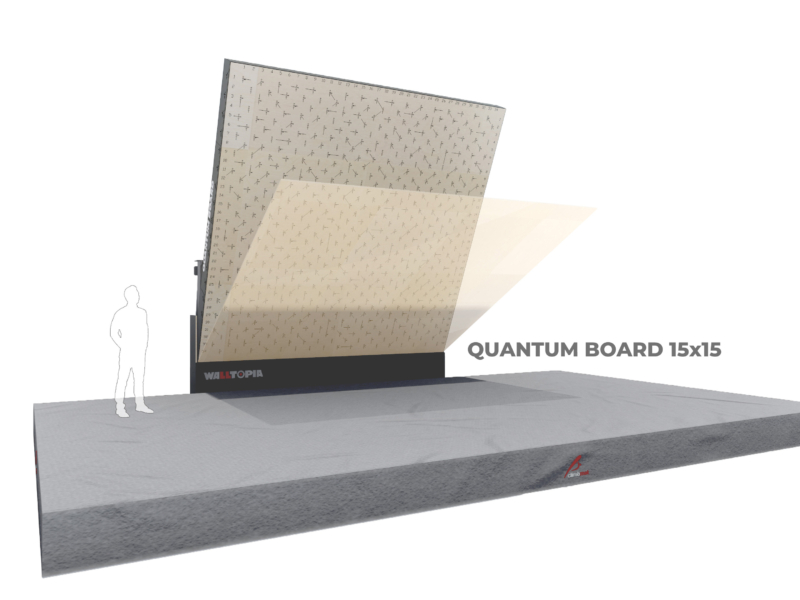 Walltopia training board frames - Quantum Board 15' x 15'