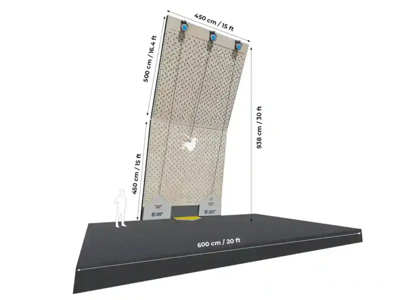 Quantum Board Belay Dimensions