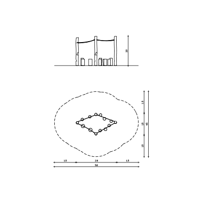 Venture Play Stepping Logs Rope Square – PDF